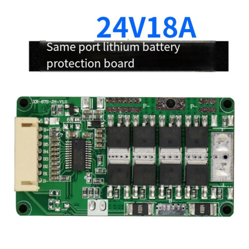 BMS 7S 24V15A Same Port Lithium Battery Charging Protection Board Overcurrent/Voltage/Discharge Short Circuit Protection 2