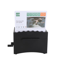 Calendario da tavolo mini pianoforte a 15 tasti 11x9x9 cm nero