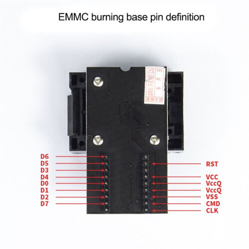 RT-BGA169-01 BGA169 / BGA153 EMMC Adapter V2.5 con 4 Pezzi BGA Bounding Box per Programmatore RT809H 1