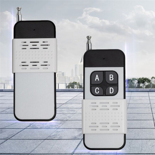433Mhz Wireless Remote Control 2 Buttons 1000M Transmitter for Light/ Gate /Garage Door/Motor Controller 2