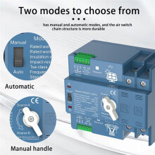 ATS Dual Power Automatische Omschakelaar voor Generator of PV- Naar Stadsstroom Omschakelaar Zonne-Omvormer,D