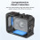 AMAGISN Plastic Camera Rabbit Cage Expansion Frame Protective Shell Cage for  Go Ultra Camera Protection Light Gray 2