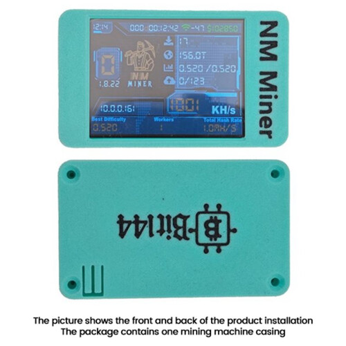 NMMiner Nerdminer+ Impressão 3D: Carcaça Externa para Minerador ESP32 Compatível com Placas-Mãe de Tela Inteligente de 2,8 Polegadas 2