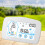 Bianco igrometro e termometro wireless 3xAAA piccolo 4