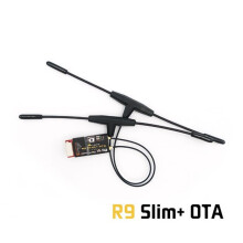 R9 Slim+OTA Receiver ACCESS 900MHz Long Range 6 PWM Outputs with Dual T Antennas