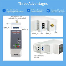 Convertisseur RS485 Vers WiFi sur Rail DIN Serveur de Périphériques Série Alibaba Cloud IoT Alimentation CC PW11-M 9-50 V CC