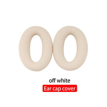 Ear Pads for WH-H910N Headphone Silicone Protective Case Earmuff Headband Repair Parts Creamy&White