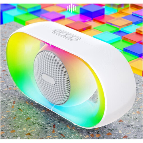 Speaker, Portable RGB Light  Speaker White 1