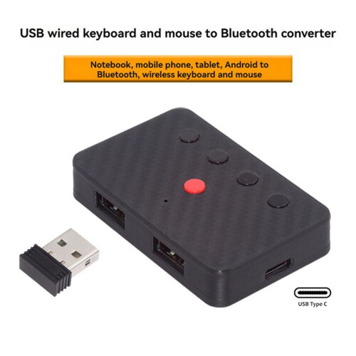 USB Keyboard and Mouse  5.3 Adapter USB Wired Keyboard Mouse to Wireless  Converter 2