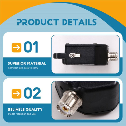 1:64 Balun 4-Band 8-Band End-Feed Antenna Using Frequency Range 1-30Mhz Power 100W (PEP) 2