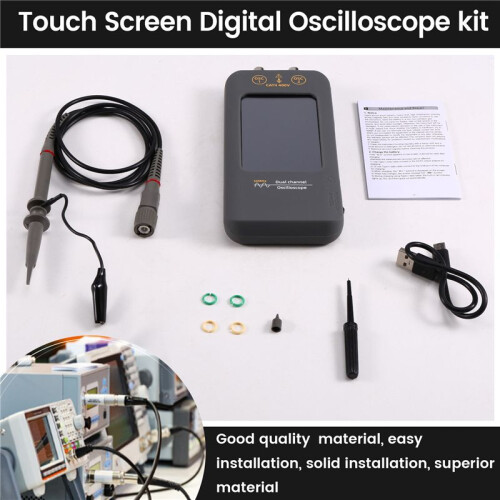 BSIDE Touch Screen Digital Oscilloscope+Signal Generator Dual Channel 50MHz Automatic Oscilloscope Tools Graphic Tester 2