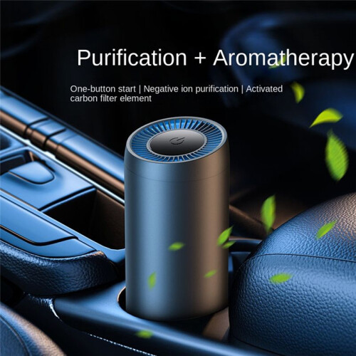 Car Air Purifier Home Composite Activated Carbon Filter Remove Odor Formaldehyde Negative Ion Generator Air Cleaner 2