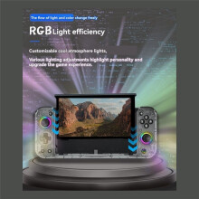 Kontroler Gier do Switcha, Oświetlenie RGB, Podwójna Wibracja, 6-Osiowy Żyroskop, Przewodowy Kontroler Gier D