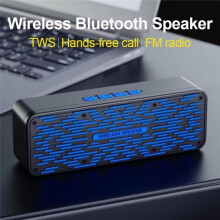 S19 Wireless Speaker Subwoofer Outdoor Portable Radio Car Mobile Phone Computer Audio Red