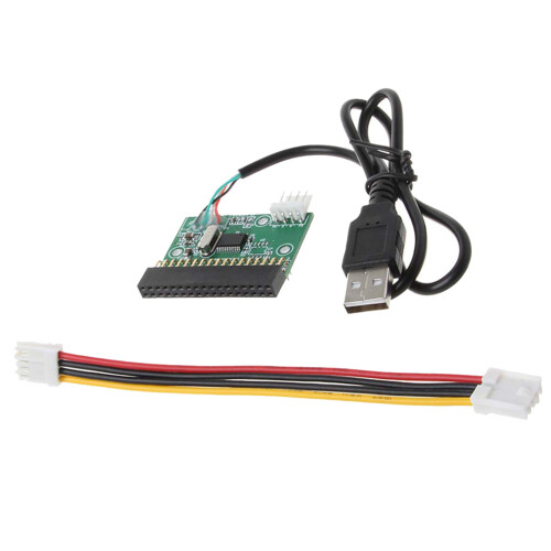 1.44Mb 3.5Inch Floppy Drive Connector 34 Pin to USB Cable Adapter Pcb Board,USB Disk to Floppy Disk A 1
