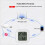 Tuya Zigbee Temperature and Humidity Sensor with LCD Digital Display APP Real- Monitoring Remote Control 9