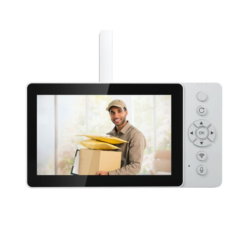 SH054 Campainha Sem Fio com Tela de 5 Polegadas, 4MP, 1440p, Wi-Fi, Ângulo Amplo de 120 Graus, Vídeo Porteiro, Câmera Visualizadora de Porta 2