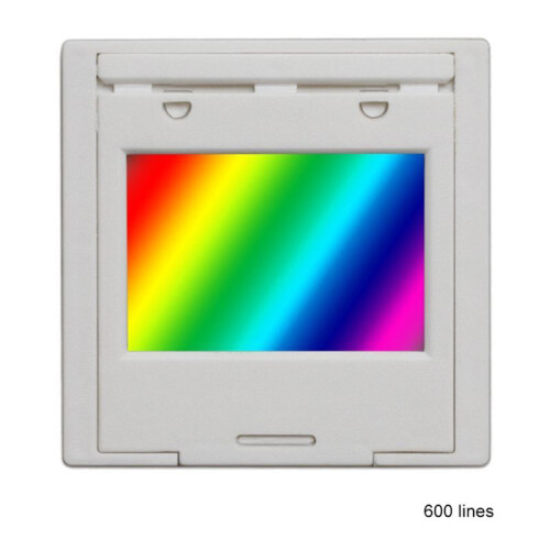 Diffraction Grating 600  2mm Transmission Grating Spectrophotometer Optical Teaching Experiment Plastic 600 1