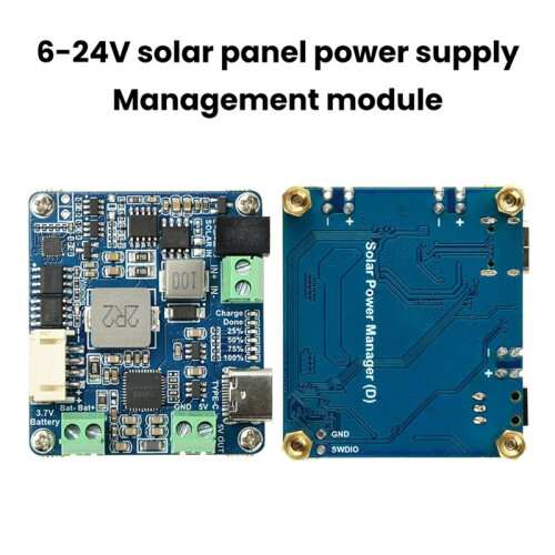 Type-C Solar Power Manager Module for Charging Li-Battery with 5V 3A Output for 6-24V Solar Panel 2