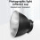 Fishscale Standard Hood Flash Mount 60-Degree Professional Reflector Diffuser Photography Metal Accessory 4