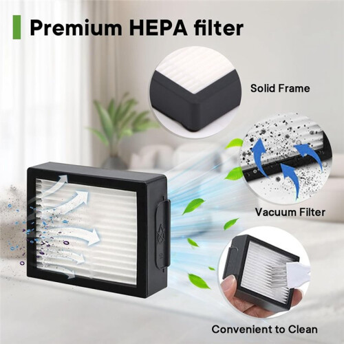 Replacement Accessories Fit for   Combo J9+,Combo 10 Max,Combo J7+/ Vacuum Brush Filter Mop Bags 1