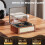 Vintage CD Player Two-Way  5.0 Built-in Speaker Portable Rechargeable Home Decor 2