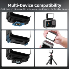 Luz de Relleno Magnética Recargable para Fotografía y Vlogs, Compatible con Accesorios de Cámara para  para Osmo Pocket 3.