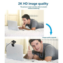 HD1080P Webcam with Privacy Cover and Built-in Microphone Plug and for Laptop/Desktop, Video Conferencing