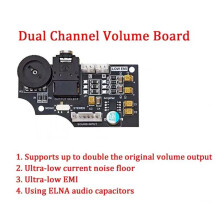 Dual Channel Volume Audio Board for Game Gear Using ELNA Audio Capacitors, Max Double Original Volume Output