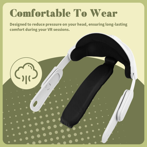 Elite Strap for Meta Quest 3S VR Headset Improve Comfort Adjustable  Strap for Meta Quest 3S Accessories B 2