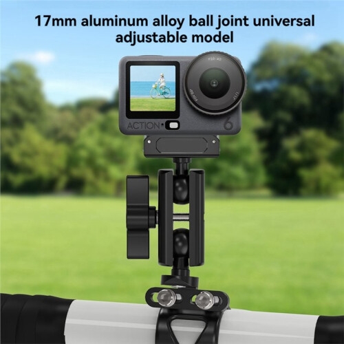 For  Action 6 Osmo  Camera Quick Release Magnetic Base Mount Dual Claw Buckle 17mm  Tripod Adapter 2
