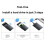 Gabinete para HDD de 2,5 Polegadas com Adaptador  para Type-C 3.1, Compatível com Discos SSD de 2,5 Polegadas, 6 Gbps/S e HDDs de Até 6 TB 2