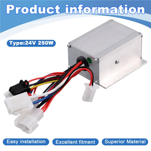 Electric Bike Bicycle Brushed Controller 24V 250W Electric Scooter Controller Brush  Motor Speed Controller