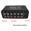 1-in-5-OUT HiFi Stereo RCA Audio Splitter /Selector Tone Controller Portable Audio Switcher Box  Distributor US Plug 2