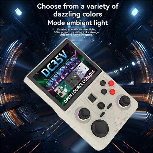 DC35V Retro Handheld Game Console 3.5Inch IPS Screen Replaceable Joystick Pocket Video Player Supports 30+ Emulators A 1