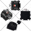 For  Motion  Accelerator Adapter, 2 Packs Upgraded Motion Attachment for  Remote Sensor Controller Black 6