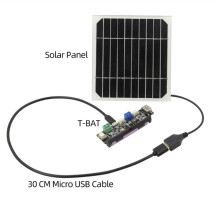 T-BAT Battery Holder CN3065 Power Chip Solar Charging Can Used with 18650 Battery Development Board