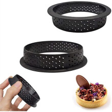 Tart Ring Molds, 8pcs Round Shape Cake Molds Mousse Circle Tart Rings for Baking Muffin Mousse Cake Circle Cutter
