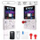 XF40V Retro Handheld Game Console 4.0-Inch Screen Linux WiFi GamePad RGB Light Effect Supports 30+ Emulators B 2