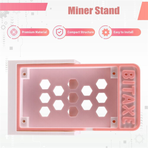 Miner Stand for Bitaxe Gamma 601 3D Printer Stand for Bitaxe  401 Bracket for Bitaxe Gamma 601 1