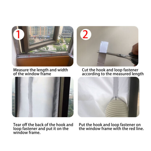 Hot Air Blocking Window Seal for Portable AC Waterproof 4m / 13.1ft 2
