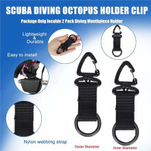 Scuba Octopus Mouthpiece Holder,Scuba Diving 0cto Mouthpiece Keeper for 2nd Stage Regulator Octopus Retainer