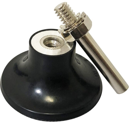 Suporte para Disco de Lixa de 3 Polegadas com Trava de Rolo, Adaptador para Troca de Discos, Ferramenta Rotativa para Polimento, Lixamento e Desbaste 1