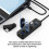 USB 3.0 Adapter Multi-Function Splitter Adapter Computer Laptop Docking Station Plug and  7 in 1 HUB Splitter Box 5G 1