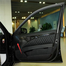 4X Coque de Garniture de Couverture En Plastique de Porte Avant de Voiture Noire W211 pour Classe E W211 2003-2009 2117270148 2117270248