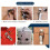 10Pcs Spring Loaded Toggle Catch, Stainless Steel Spring Toggle Lock with Padlock Hole for Cabinet, Wooden Case Medium 5