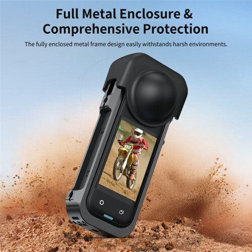 Camera Cage for  X5 Panoramic Action Camera Metal Drop-Proof Camera Case Protective Frame X5 Accessories 2