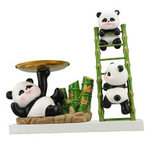 Resin Entrance Key Tray with Panda
