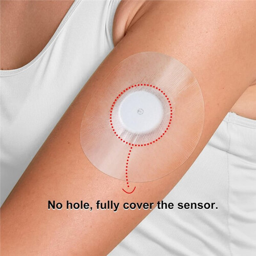 120 Pack Shower Waterproof Patch Transparent Adhesive Patches Waterproof CGM Sensor Covers Protectors 2