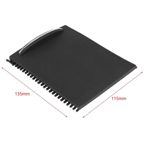 5X Car Center Console Sliding Shutters Cup Holder Roller Shutter Cover for - C-Class W203 2000-2007 2